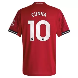 Manchester United Cunha 10 Thuisshirt 25/26 Manchester United Cunha 10 Thuisshirt 25/26