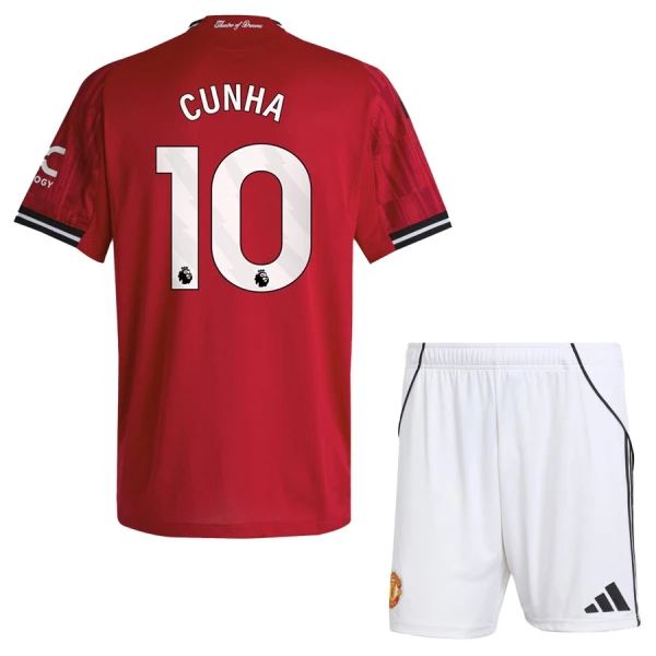 Manchester United Cunha 10 Thuistenue Kinderen 25/26 Manchester United Cunha 10 Thuistenue Kinderen 25/26