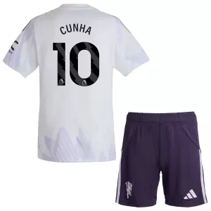 Manchester United Cunha 10 Uittenue Kinderen 25/26 Manchester United Cunha 10 Uittenue Kinderen 25/26
