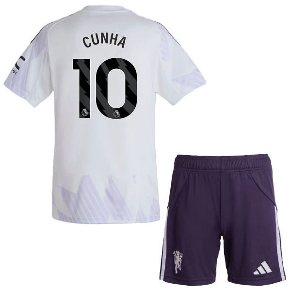 Manchester United Cunha 10 Uittenue Kinderen 25/26 Manchester United Cunha 10 Uittenue Kinderen 25/26
