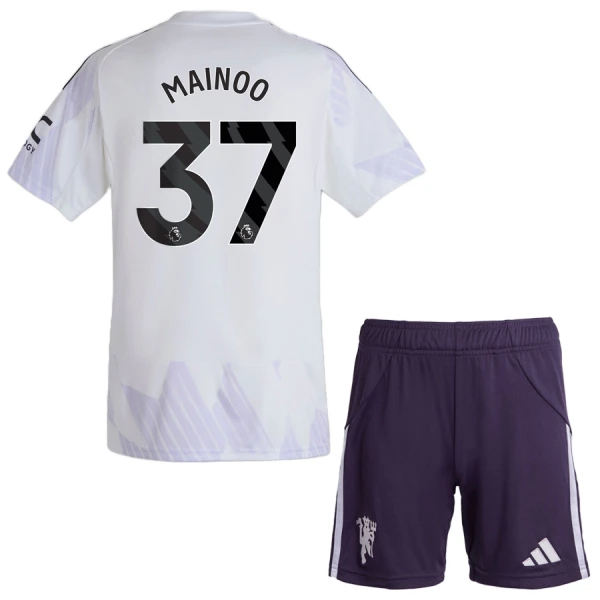 Manchester United Mainoo 37 Uittenue Kinderen 25/26 Manchester United Mainoo 37 Uittenue Kinderen 25/26
