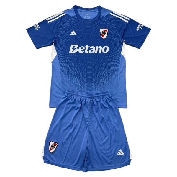 River Plate Doelman Tenue Kinderen 25/26 Blauw River Plate Doelman Tenue Kinderen 25/26 Blauw