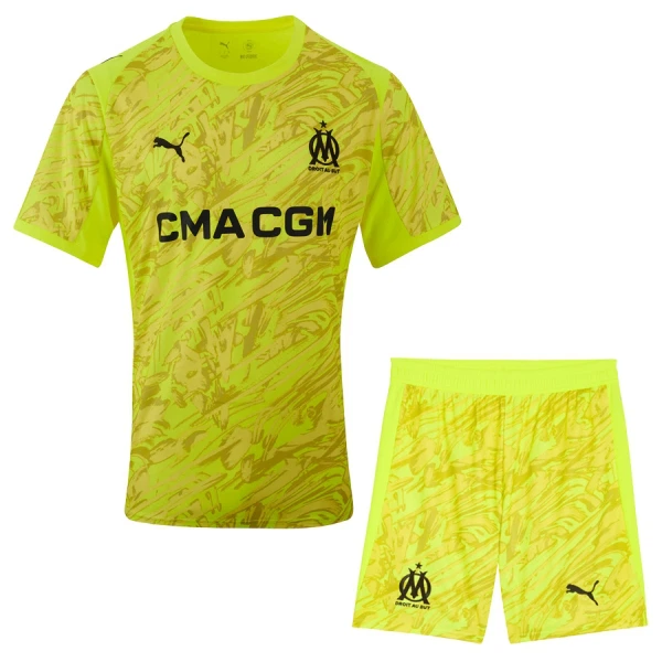 Olympique de Marseille Doelman Tenue Kinderen 25/26 Geel Olympique de Marseille Doelman Tenue Kinderen 25/26 Geel