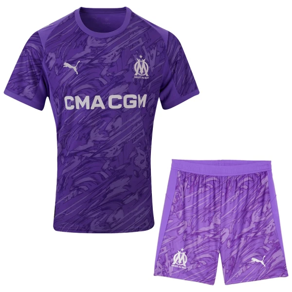 Olympique de Marseille Doelman Tenue Kinderen 25/26 Paars