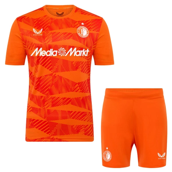 Feyenoord Rotterdam Doelman Tenue Kinderen 25/26 Oranje