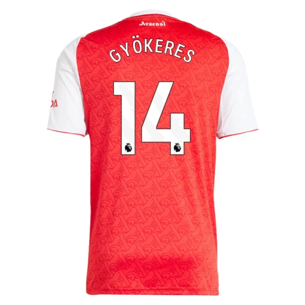 Arsenal Gyokeres 14 Thuisshirt 25/26 Arsenal Gyokeres 14 Thuisshirt 25/26