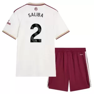Arsenal Saliba 2 Derde Tenue Kinderen 25/26 Arsenal Saliba 2 Derde Tenue Kinderen 25/26