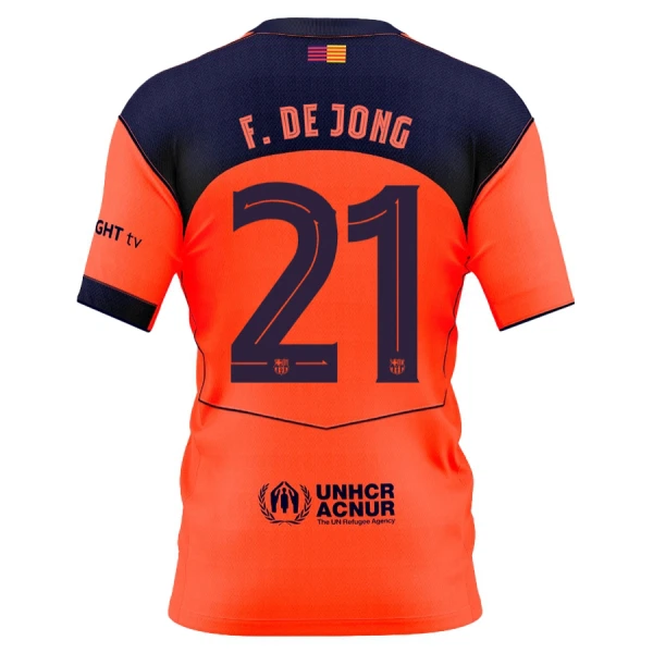 FC Barcelona Frenkie de Jong 21 Derde Shirt 25/26 FC Barcelona Frenkie de Jong 21 Derde Shirt 25/26
