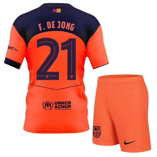 FC Barcelona Frenkie de Jong 21 Derde Tenue Kinderen 25/26 FC Barcelona Frenkie de Jong 21 Derde Tenue Kinderen 25/26