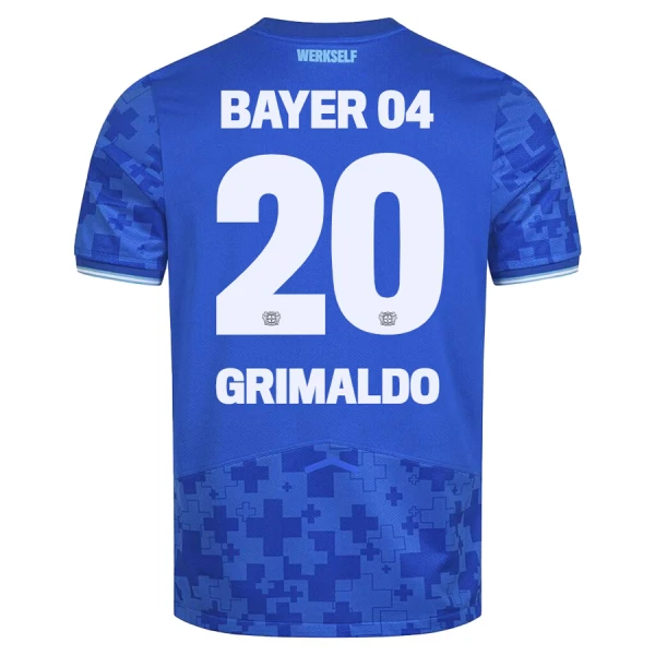 Bayer 04 Leverkusen Alejandro Grimaldo 20 Derde Shirt 25/26 Bayer 04 Leverkusen Alejandro Grimaldo 20 Derde Shirt 25/26