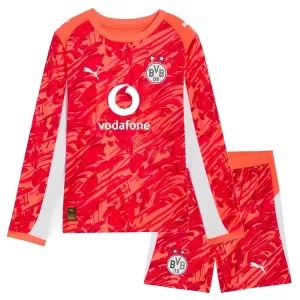 Borussia Dortmund Doelman Tenue Kinderen 25/26 Lange Mouwen Rood