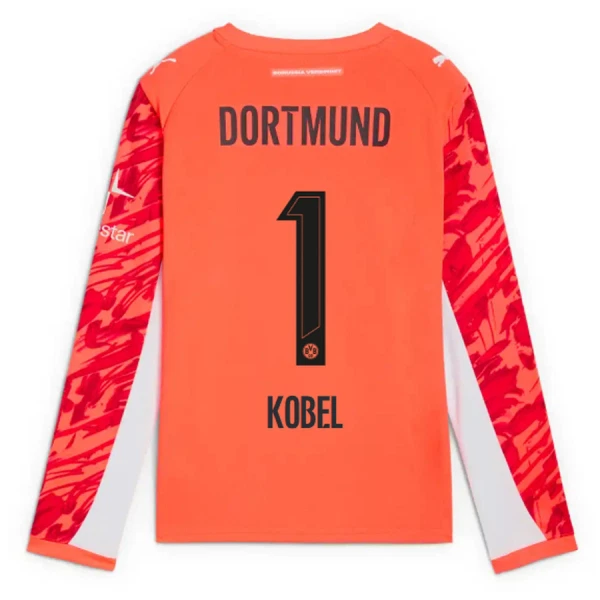 Borussia Dortmund Kobel 1 Doelman Shirt 25/26 Lange Mouwen Rood Borussia Dortmund Kobel 1 Doelman Shirt 25/26 Lange Mouwen Rood