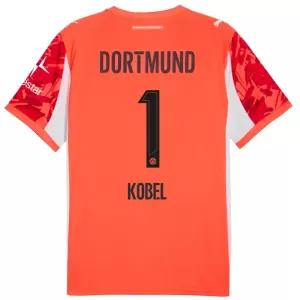 Borussia Dortmund Kobel 1 Doelman Shirt 25/26 Rood Borussia Dortmund Kobel 1 Doelman Shirt 25/26 Rood