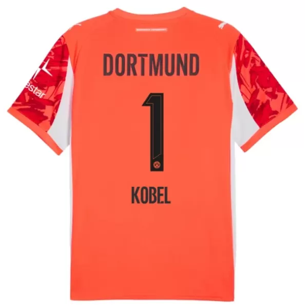 Borussia Dortmund Kobel 1 Doelman Shirt 25/26 Rood Borussia Dortmund Kobel 1 Doelman Shirt 25/26 Rood