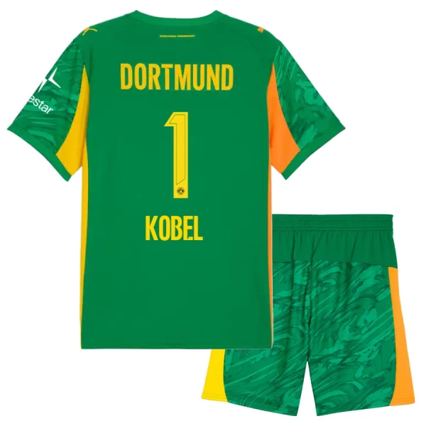 Borussia Dortmund Kobel 1 Doelman Tenue Kinderen 25/26 Groente Borussia Dortmund Kobel 1 Doelman Tenue Kinderen 25/26 Groente