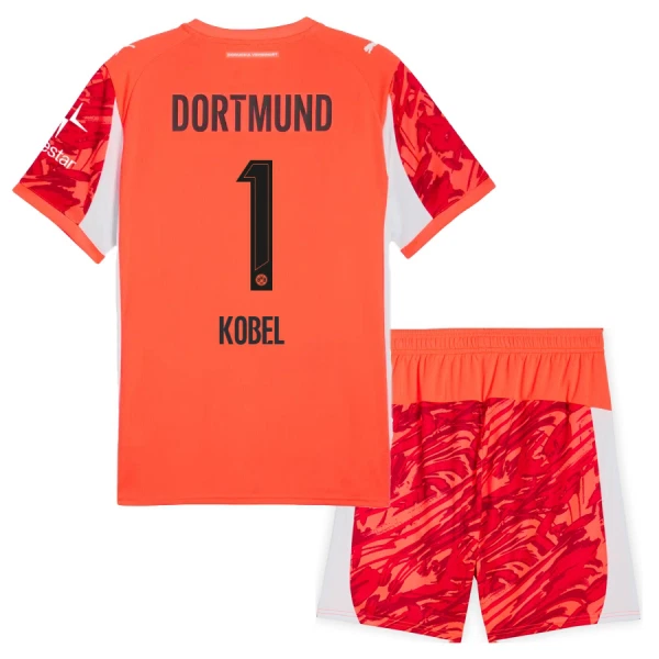 Borussia Dortmund Kobel 1 Doelman Tenue Kinderen 25/26 Rood Borussia Dortmund Kobel 1 Doelman Tenue Kinderen 25/26 Rood