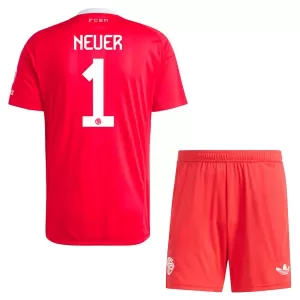 FC Bayern München Manuel Neuer 1 Doelman Tenue Kinderen 25/26 Rood FC Bayern München Manuel Neuer 1 Doelman Tenue Kinderen 25/26 Rood