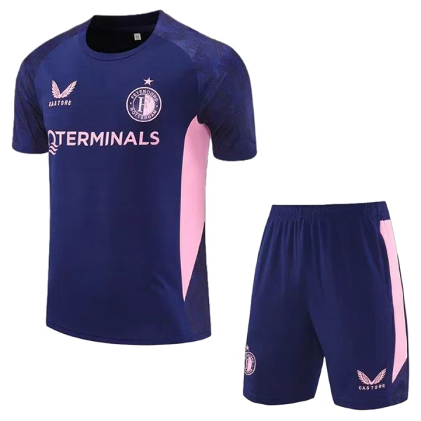 Feyenoord Rotterdam Trainingsshirt Kinderen 25/26 Blauw Feyenoord Rotterdam Trainingsshirt Kinderen 25/26 Blauw