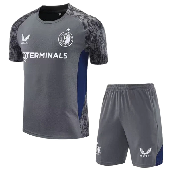 Feyenoord Rotterdam Trainingsshirt Kinderen 25/26 Grijs Feyenoord Rotterdam Trainingsshirt Kinderen 25/26 Grijs