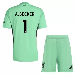 Liverpool Alisson Becker 1 Doelman Tenue Kinderen 25/26 Groente Liverpool Alisson Becker 1 Doelman Tenue Kinderen 25/26 Groente