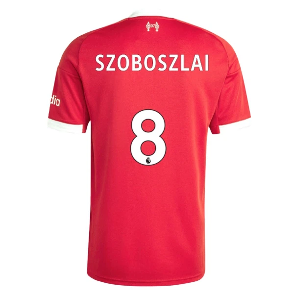 Liverpool Dominik Szoboszlai 8 Thuisshirt 25/26 Liverpool Dominik Szoboszlai 8 Thuisshirt 25/26