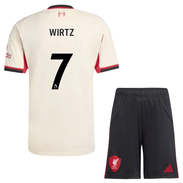 Liverpool Florian Wirtz 7 Uittenue Kinderen 25/26 Liverpool Florian Wirtz 7 Uittenue Kinderen 25/26
