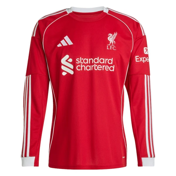 Liverpool Thuisshirt 25/26 Lange Mouwen Liverpool Thuisshirt 25/26 Lange Mouwen