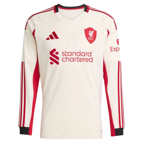 Liverpool Uitshirt 25/26 Lange Mouwen Liverpool Uitshirt 25/26 Lange Mouwen
