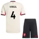 Liverpool Virgil van Dijk 4 Uittenue Kinderen 25/26 Liverpool Virgil van Dijk 4 Uittenue Kinderen 25/26