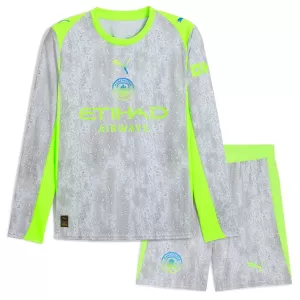 Manchester City Derde Tenue Kinderen 25/26 Lange Mouwen Manchester City Derde Tenue Kinderen 25/26 Lange Mouwen