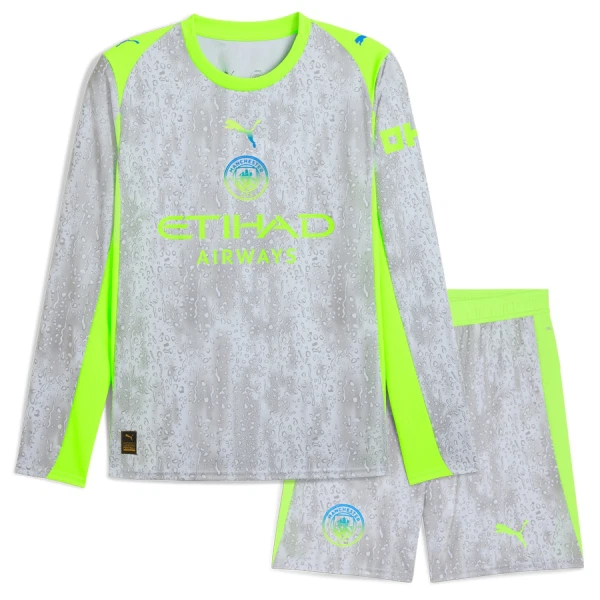 Manchester City Derde Tenue Kinderen 25/26 Lange Mouwen Manchester City Derde Tenue Kinderen 25/26 Lange Mouwen