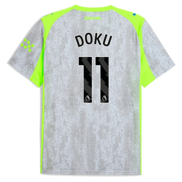 Manchester City Jérémy Doku 11 Derde Shirt 25/26 Manchester City Jérémy Doku 11 Derde Shirt 25/26