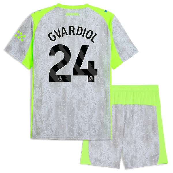 Manchester City Josko Gvardiol 24 Derde Tenue Kinderen 25/26 Manchester City Josko Gvardiol 24 Derde Tenue Kinderen 25/26