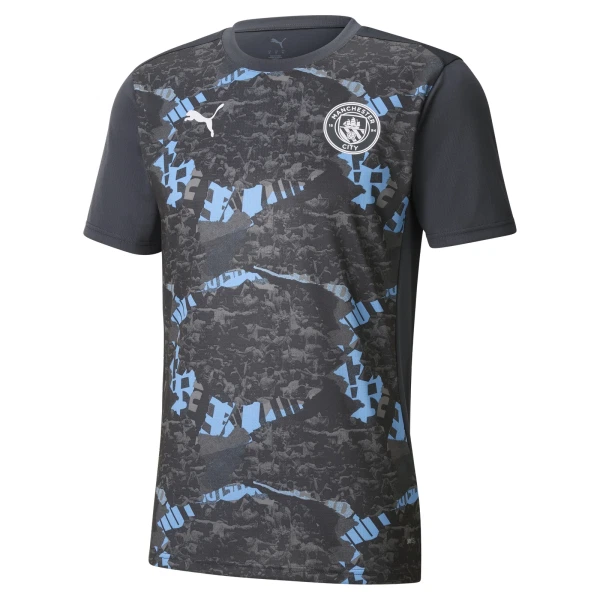 Manchester City Pre-Match Shirt 25/26 Zwart Manchester City Pre-Match Shirt 25/26 Zwart