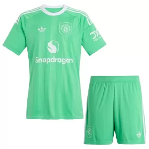 Manchester United Doelman Tenue Kinderen 25/26 Groente Manchester United Doelman Tenue Kinderen 25/26 Groente