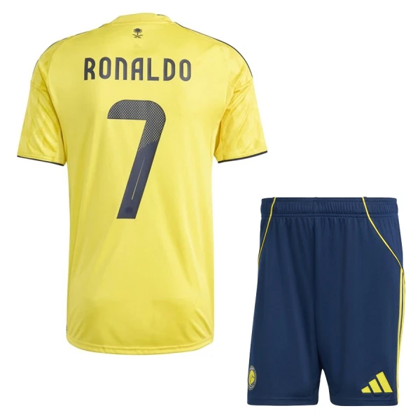 Al-Nassr FC Cristiano Ronaldo 7 Thuistenue Kinderen 25/26 Al-Nassr FC Cristiano Ronaldo 7 Thuistenue Kinderen 25/26