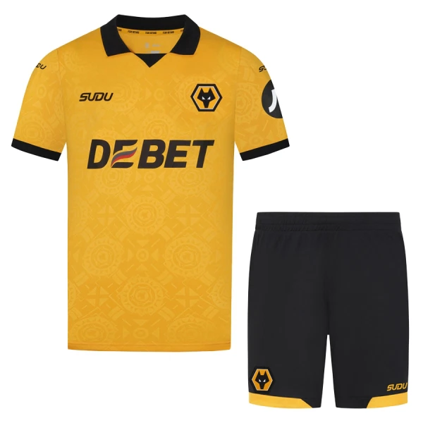 Wolverhampton Wanderers Thuistenue Kinderen 25/26 Wolverhampton Wanderers Thuistenue Kinderen 25/26