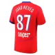 Paris Saint-Germain Joao Neves 87 Derde Shirt 25/26 Paris Saint-Germain Joao Neves 87 Derde Shirt 25/26