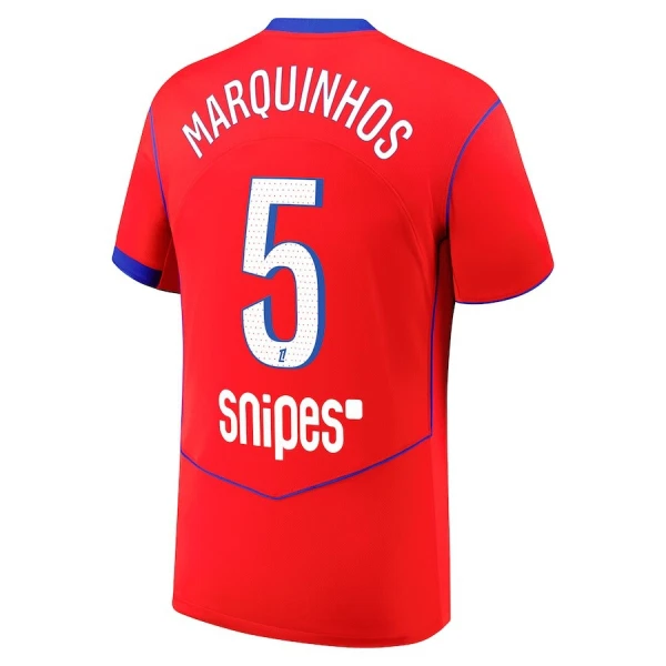 Paris Saint-Germain Marquinhos 5 Derde Shirt 25/26 Paris Saint-Germain Marquinhos 5 Derde Shirt 25/26