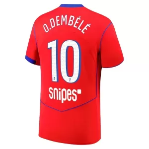 Paris Saint-Germain Ousmane Dembélé 10 Derde Shirt 25/26 Paris Saint-Germain Ousmane Dembélé 10 Derde Shirt 25/26
