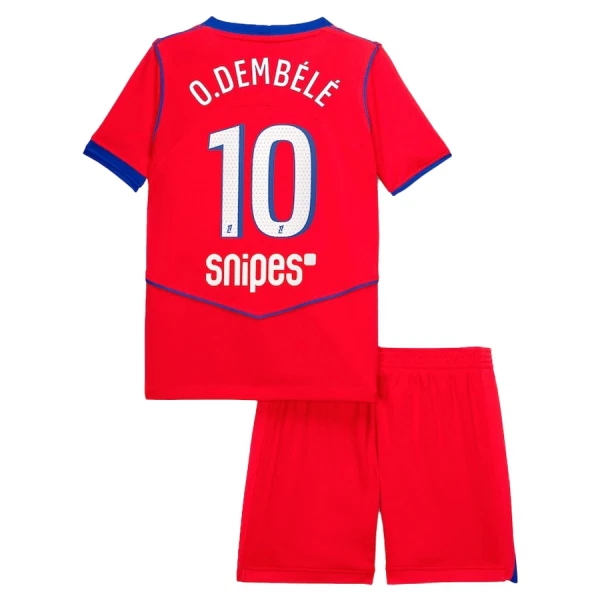 Paris Saint-Germain Ousmane Dembélé 10 Derde Tenue Kinderen 25/26 Paris Saint-Germain Ousmane Dembélé 10 Derde Tenue Kinderen 25/26