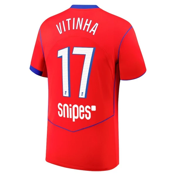 Paris Saint-Germain Vitinha 17 Derde Shirt 25/26 Paris Saint-Germain Vitinha 17 Derde Shirt 25/26