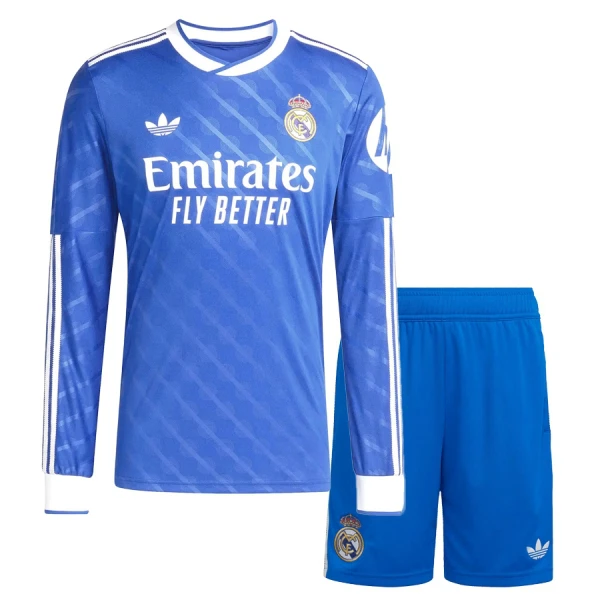 Real Madrid Derde Tenue Kinderen 25/26 Lange Mouwen Real Madrid Derde Tenue Kinderen 25/26 Lange Mouwen