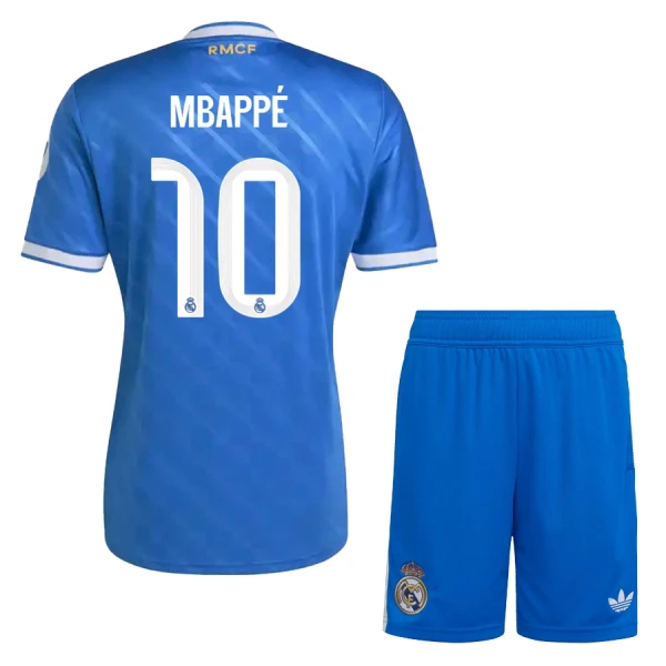 Real Madrid Kylian Mbappé 10 Derde Tenue Kinderen 25/26 Real Madrid Kylian Mbappé 10 Derde Tenue Kinderen 25/26