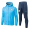 Manchester City Trainingsjacks met Capuchon 25/26 Blauw