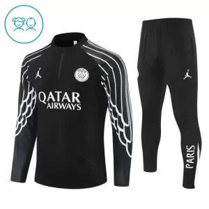 Paris Saint-Germain Trainingssweaterset Kinderen 25/26 Zwart Paris Saint-Germain Trainingssweaterset Kinderen 25/26 Zwart