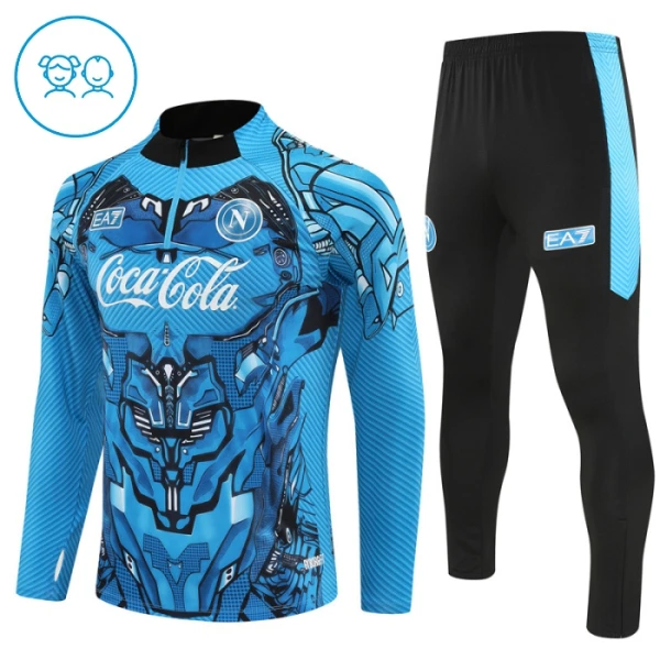 SSC Napoli Trainingssweaterset Kinderen 25/26 Blauw
