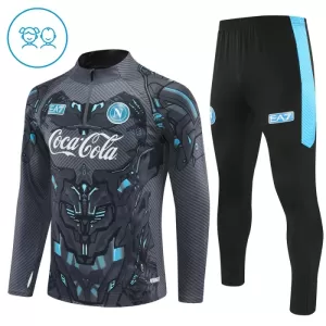 SSC Napoli Trainingssweaterset Kinderen 25/26 Zwart SSC Napoli Trainingssweaterset Kinderen 25/26 Zwart