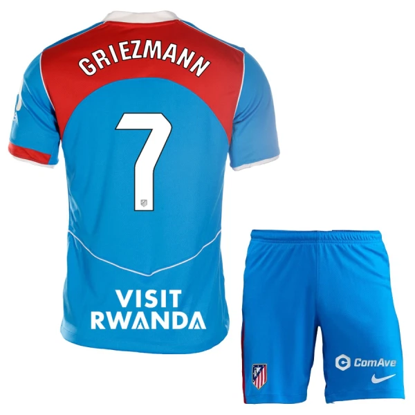 Atlético Madrid Antoine Griezmann 7 Derde Tenue Kinderen 25/26