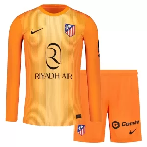 Atlético Madrid Doelman Tenue Kinderen 25/26 Lange Mouwen Oranje